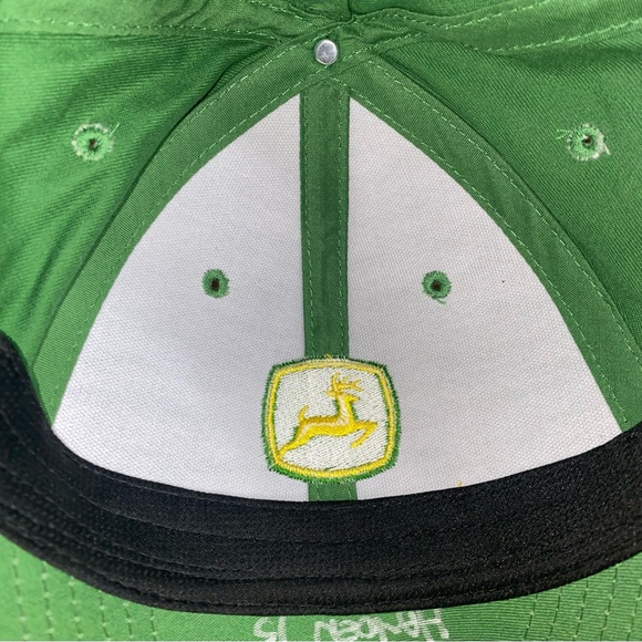 GUC Child’s OS, John Deere Green Logo Adjustable Baseball Cap with writing - Picture 9 of 15